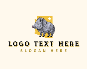 Javelina - Arizona Javelina Boar logo design