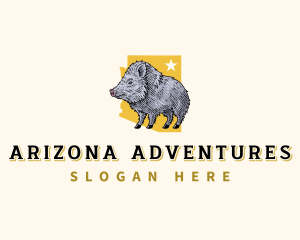 Arizona - Arizona Javelina Boar logo design