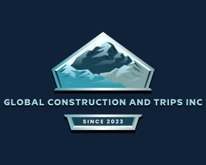 Mountaineer - Mountain Glacier Alpine logo design