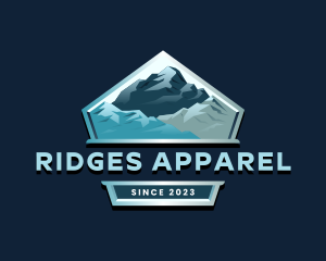 Mountain Glacier Alpine logo design