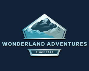 Mountain Glacier Alpine logo design