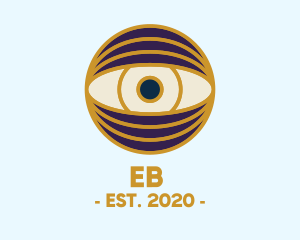 Boho - Creative Eye Globe logo design