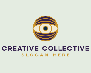 Creative Eye Globe logo design