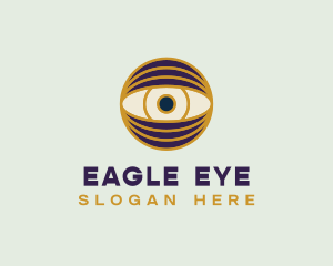 Creative Eye Globe logo design