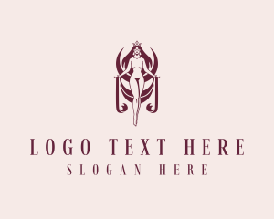 Skincare - Sexy Woman Goddess logo design