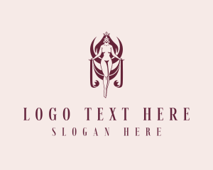 Beauty - Sexy Woman Goddess logo design