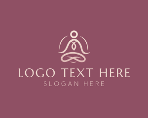 Lotus Pose Meditation Logo