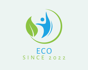 Eco Nature Person  logo design