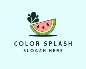 Fruit Food Watermelon logo design