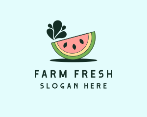 Fruit Food Watermelon logo design