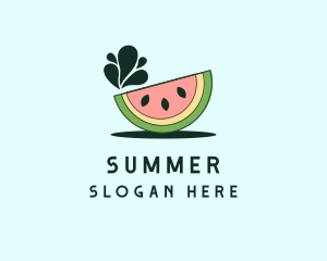 Fruit Food Watermelon logo design