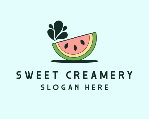 Fruit Food Watermelon logo design