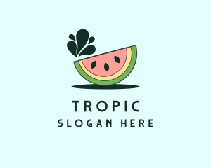 Fruit Food Watermelon logo design