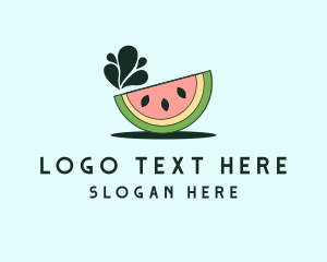 Fruit Food Watermelon Logo
