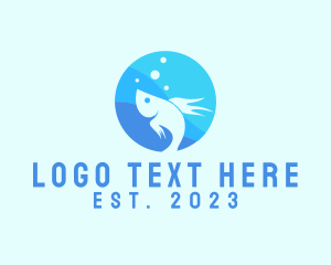 Cutout - Aquarium Pet Fish logo design