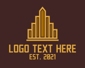 Property Developer - Gold Tower Establishment logo design