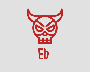 Scary - Red Bull Mask logo design