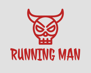 Punk - Red Bull Mask logo design