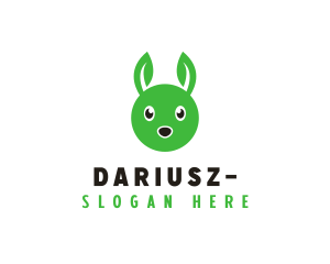 Bunny - Rabbit Bunny Leaf logo design