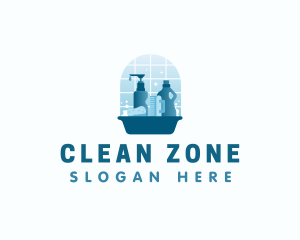 Cleaning Sanitary Janitorial logo design