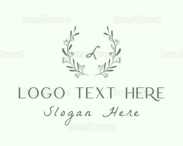 Floral Vine Decoration Logo