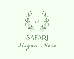 Floral Vine Decoration Logo