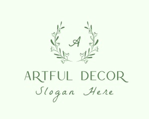 Floral Vine Decoration logo design