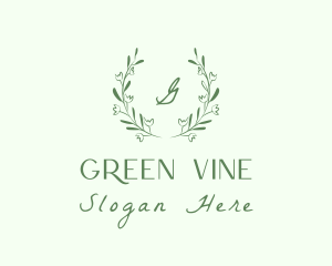 Floral Vine Decoration logo design