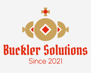 Buckler - Medieval Religious Crusade logo design