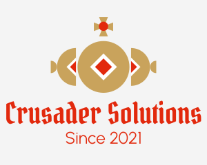 Crusader - Medieval Religious Crusade logo design