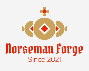 Norseman - Medieval Religious Crusade logo design