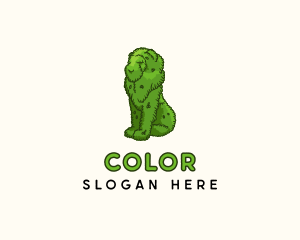 Animal - Lion Topiary Plant logo design