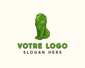 Plant - Lion Topiary Plant logo design