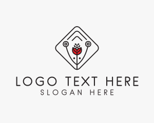 Florist - Lady Bug Cosmetic logo design