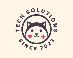 Cat - Cute Medical Cat logo design