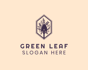 Herbs - Leaf Shovel Gardening logo design