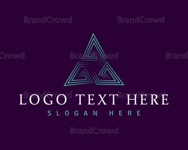 Professional Triangle Pyramid Logo