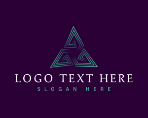 Premium - Professional Triangle Pyramid logo design