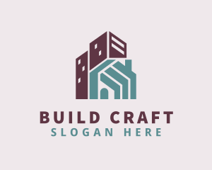 Home & Building Property logo design