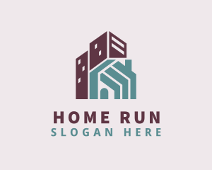 Home & Building Property logo design