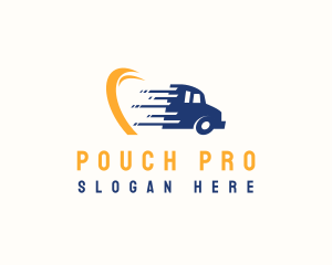 Logistics Truck Delivery Logo