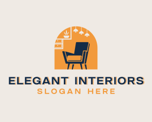 Decorator - Furniture Chair Decor logo design