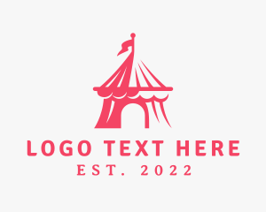 Recreation - Carnival Tent Festival logo design