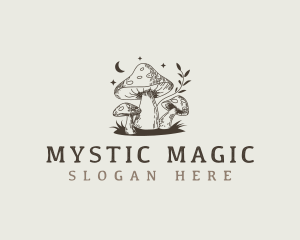 Magic Mushroom Stars logo design