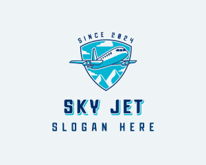 Logistics Plane Airline logo design