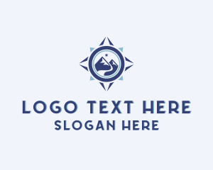Blog - Travel Compass Adventure logo design