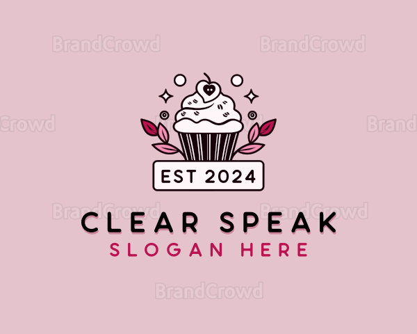 Cupcake Pastry Bakery Logo