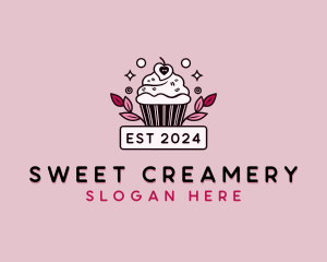 Cupcake Pastry Bakery logo design