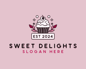 Cupcake Pastry Bakery logo design