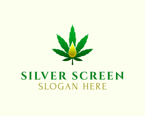 Cannabis - Marijuana Oil Extract logo design